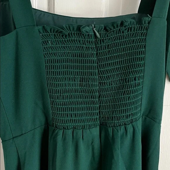 NWOT Petal & Pup Laurel Midi Dress in Emerald - Picture 6 of 6